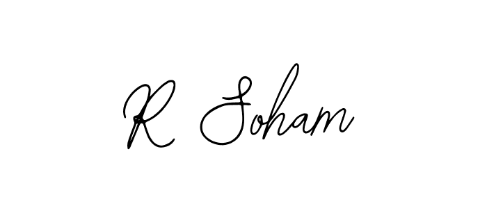 Similarly Bearetta-2O07w is the best handwritten signature design. Signature creator online .You can use it as an online autograph creator for name R Soham. R Soham signature style 12 images and pictures png