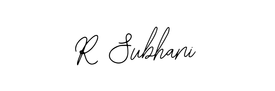Here are the top 10 professional signature styles for the name R Subhani. These are the best autograph styles you can use for your name. R Subhani signature style 12 images and pictures png