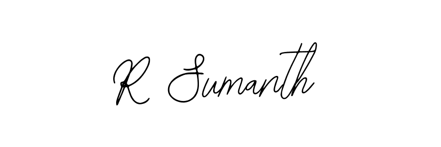 R Sumanth stylish signature style. Best Handwritten Sign (Bearetta-2O07w) for my name. Handwritten Signature Collection Ideas for my name R Sumanth. R Sumanth signature style 12 images and pictures png