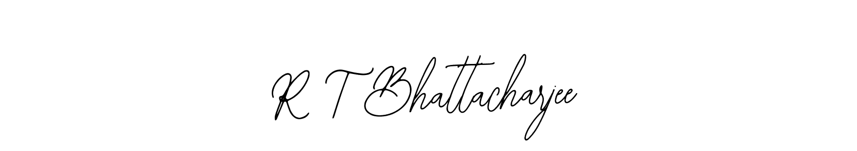 How to Draw R T Bhattacharjee signature style? Bearetta-2O07w is a latest design signature styles for name R T Bhattacharjee. R T Bhattacharjee signature style 12 images and pictures png