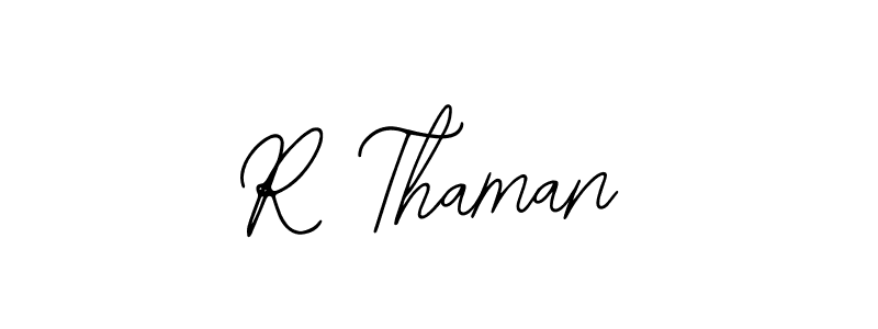 The best way (Bearetta-2O07w) to make a short signature is to pick only two or three words in your name. The name R Thaman include a total of six letters. For converting this name. R Thaman signature style 12 images and pictures png