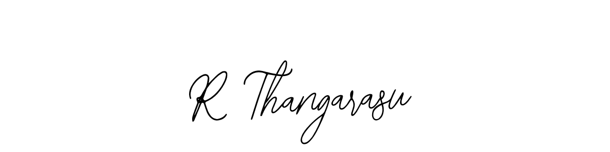 It looks lik you need a new signature style for name R Thangarasu. Design unique handwritten (Bearetta-2O07w) signature with our free signature maker in just a few clicks. R Thangarasu signature style 12 images and pictures png