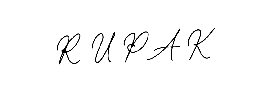 Similarly Bearetta-2O07w is the best handwritten signature design. Signature creator online .You can use it as an online autograph creator for name R U P A K. R U P A K signature style 12 images and pictures png