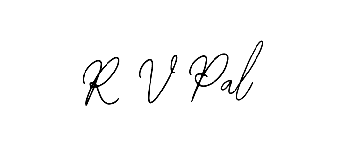 Create a beautiful signature design for name R V Pal. With this signature (Bearetta-2O07w) fonts, you can make a handwritten signature for free. R V Pal signature style 12 images and pictures png
