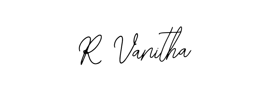 Bearetta-2O07w is a professional signature style that is perfect for those who want to add a touch of class to their signature. It is also a great choice for those who want to make their signature more unique. Get R Vanitha name to fancy signature for free. R Vanitha signature style 12 images and pictures png