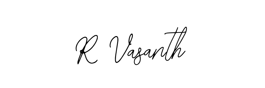 Similarly Bearetta-2O07w is the best handwritten signature design. Signature creator online .You can use it as an online autograph creator for name R Vasanth. R Vasanth signature style 12 images and pictures png