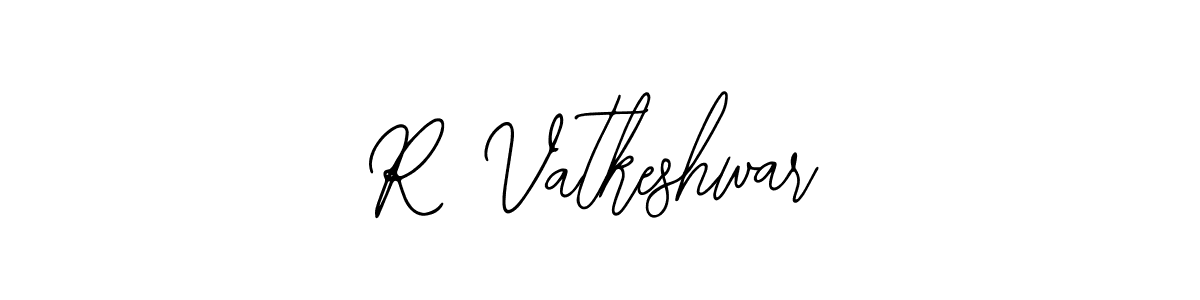 Use a signature maker to create a handwritten signature online. With this signature software, you can design (Bearetta-2O07w) your own signature for name R Vatkeshwar. R Vatkeshwar signature style 12 images and pictures png