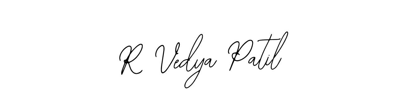 Make a beautiful signature design for name R Vedya Patil. With this signature (Bearetta-2O07w) style, you can create a handwritten signature for free. R Vedya Patil signature style 12 images and pictures png