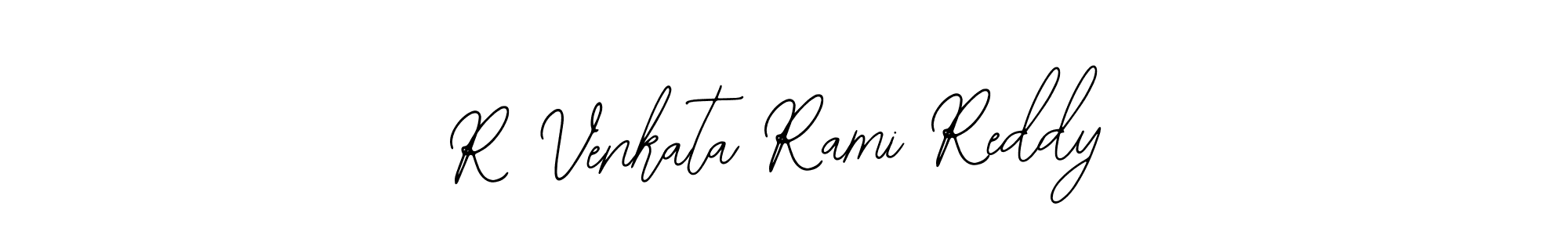 You should practise on your own different ways (Bearetta-2O07w) to write your name (R Venkata Rami Reddy) in signature. don't let someone else do it for you. R Venkata Rami Reddy signature style 12 images and pictures png