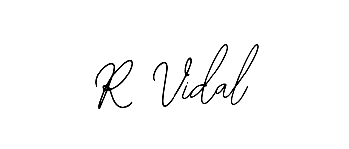 Best and Professional Signature Style for R Vidal. Bearetta-2O07w Best Signature Style Collection. R Vidal signature style 12 images and pictures png