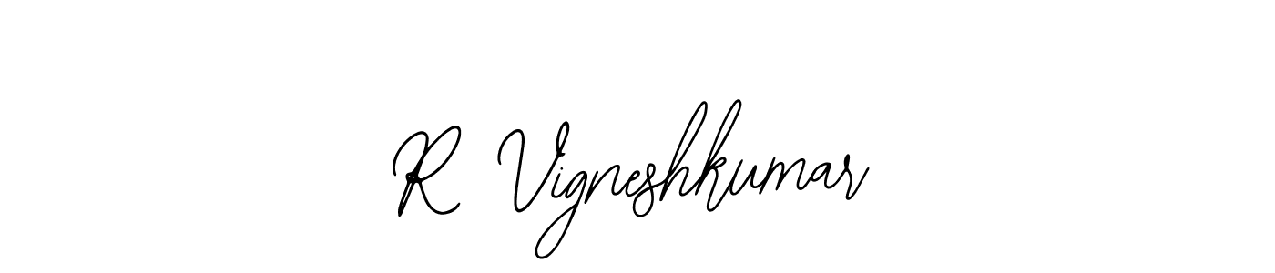 How to Draw R Vigneshkumar signature style? Bearetta-2O07w is a latest design signature styles for name R Vigneshkumar. R Vigneshkumar signature style 12 images and pictures png