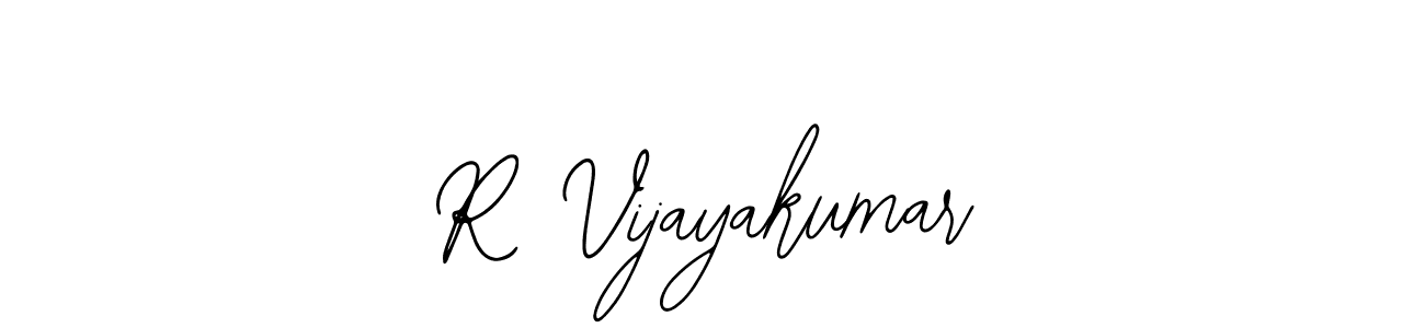 Create a beautiful signature design for name R Vijayakumar. With this signature (Bearetta-2O07w) fonts, you can make a handwritten signature for free. R Vijayakumar signature style 12 images and pictures png