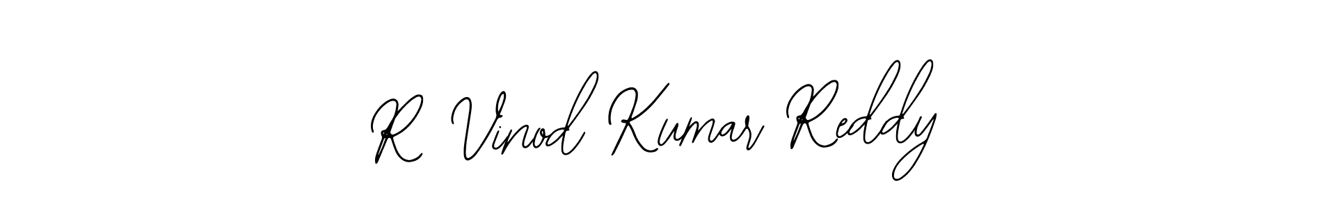 Create a beautiful signature design for name R Vinod Kumar Reddy. With this signature (Bearetta-2O07w) fonts, you can make a handwritten signature for free. R Vinod Kumar Reddy signature style 12 images and pictures png
