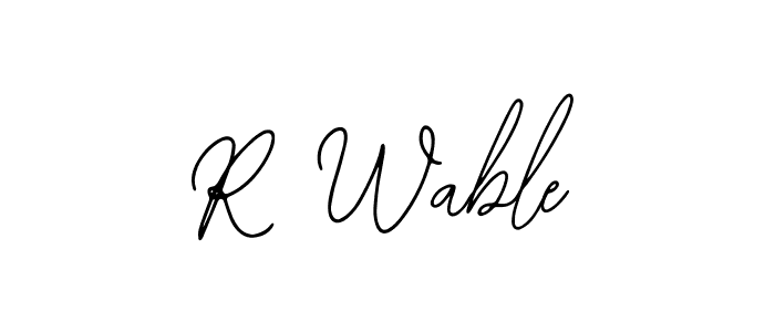 Make a short R Wable signature style. Manage your documents anywhere anytime using Bearetta-2O07w. Create and add eSignatures, submit forms, share and send files easily. R Wable signature style 12 images and pictures png