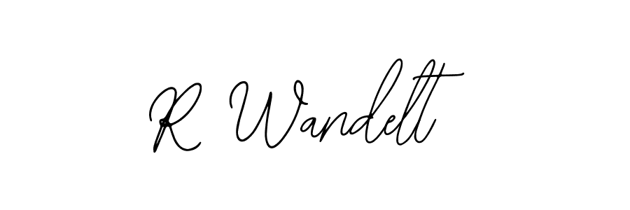 It looks lik you need a new signature style for name R Wandelt. Design unique handwritten (Bearetta-2O07w) signature with our free signature maker in just a few clicks. R Wandelt signature style 12 images and pictures png