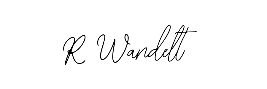 if you are searching for the best signature style for your name R Wandelt. so please give up your signature search. here we have designed multiple signature styles  using Bearetta-2O07w. R Wandelt signature style 12 images and pictures png