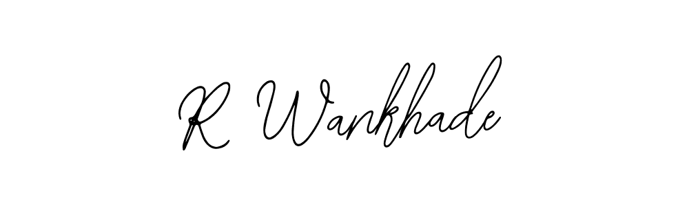 How to make R Wankhade signature? Bearetta-2O07w is a professional autograph style. Create handwritten signature for R Wankhade name. R Wankhade signature style 12 images and pictures png