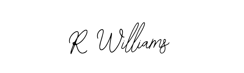if you are searching for the best signature style for your name R Williams. so please give up your signature search. here we have designed multiple signature styles  using Bearetta-2O07w. R Williams signature style 12 images and pictures png