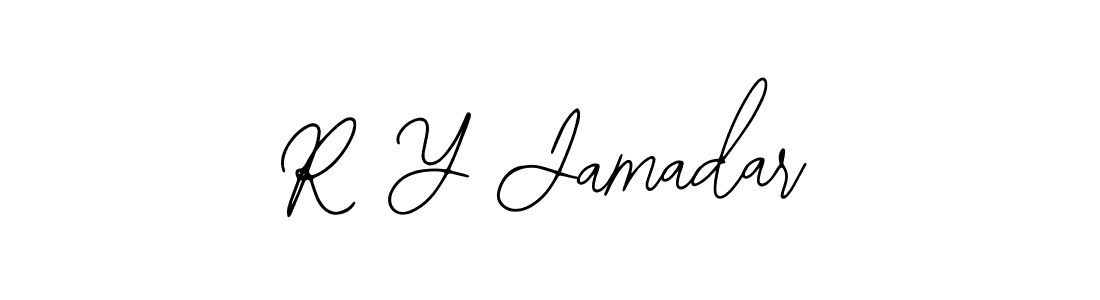 Design your own signature with our free online signature maker. With this signature software, you can create a handwritten (Bearetta-2O07w) signature for name R Y Jamadar. R Y Jamadar signature style 12 images and pictures png