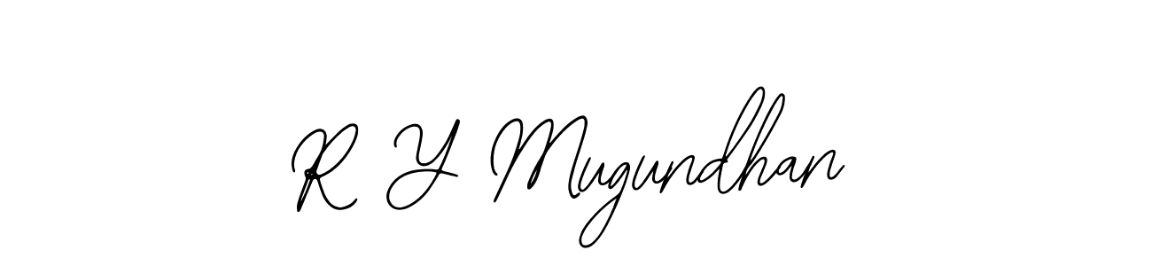 R Y Mugundhan stylish signature style. Best Handwritten Sign (Bearetta-2O07w) for my name. Handwritten Signature Collection Ideas for my name R Y Mugundhan. R Y Mugundhan signature style 12 images and pictures png
