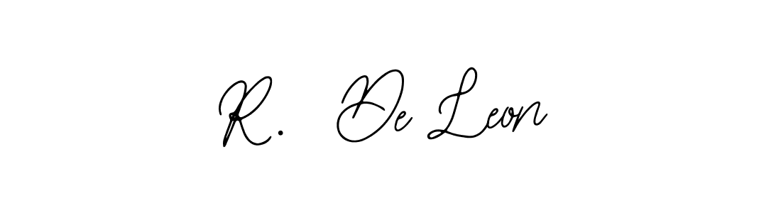 How to Draw R.  De Leon signature style? Bearetta-2O07w is a latest design signature styles for name R.  De Leon. R.  De Leon signature style 12 images and pictures png