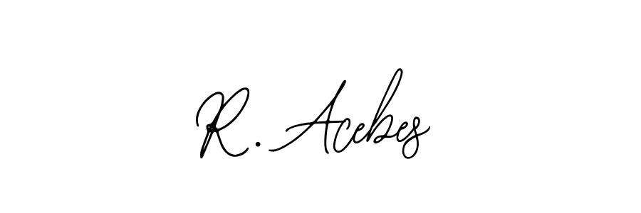 How to Draw R. Acebes signature style? Bearetta-2O07w is a latest design signature styles for name R. Acebes. R. Acebes signature style 12 images and pictures png