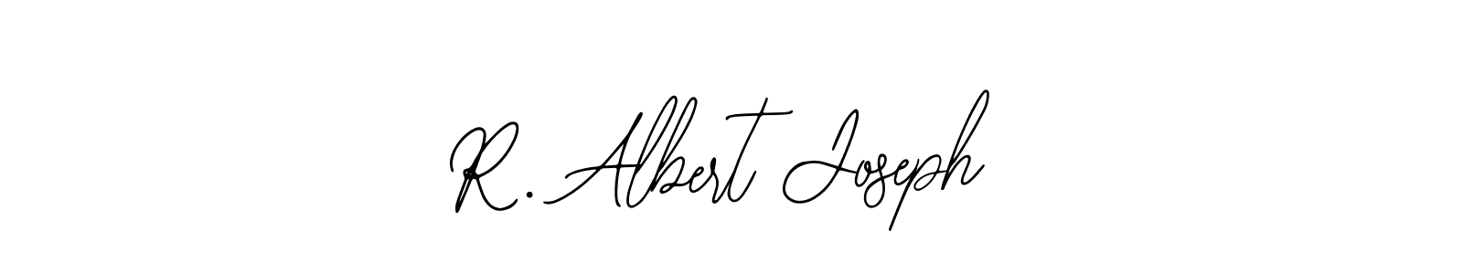 Also You can easily find your signature by using the search form. We will create R. Albert Joseph name handwritten signature images for you free of cost using Bearetta-2O07w sign style. R. Albert Joseph signature style 12 images and pictures png