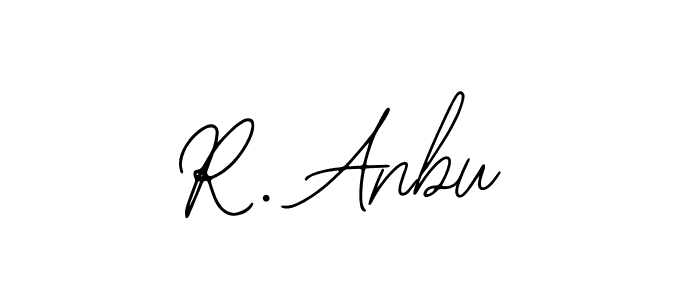Use a signature maker to create a handwritten signature online. With this signature software, you can design (Bearetta-2O07w) your own signature for name R. Anbu. R. Anbu signature style 12 images and pictures png