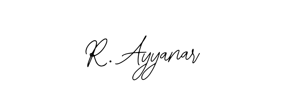 How to make R. Ayyanar signature? Bearetta-2O07w is a professional autograph style. Create handwritten signature for R. Ayyanar name. R. Ayyanar signature style 12 images and pictures png