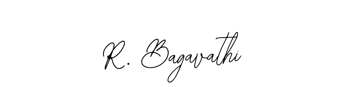 How to make R. Bagavathi name signature. Use Bearetta-2O07w style for creating short signs online. This is the latest handwritten sign. R. Bagavathi signature style 12 images and pictures png
