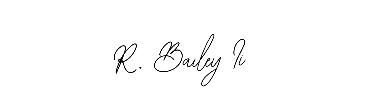 The best way (Bearetta-2O07w) to make a short signature is to pick only two or three words in your name. The name R. Bailey Ii include a total of six letters. For converting this name. R. Bailey Ii signature style 12 images and pictures png