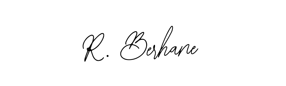 Use a signature maker to create a handwritten signature online. With this signature software, you can design (Bearetta-2O07w) your own signature for name R. Berhane. R. Berhane signature style 12 images and pictures png
