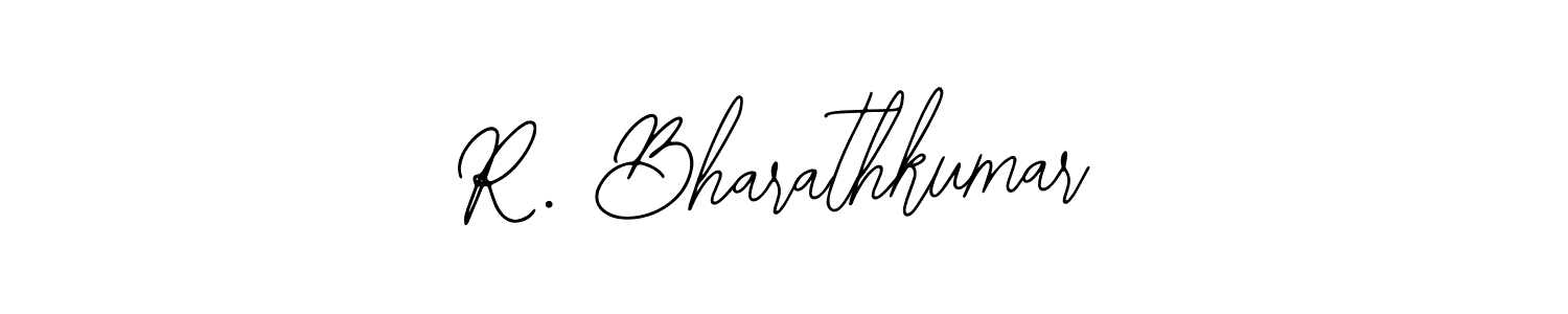 Make a beautiful signature design for name R. Bharathkumar. With this signature (Bearetta-2O07w) style, you can create a handwritten signature for free. R. Bharathkumar signature style 12 images and pictures png