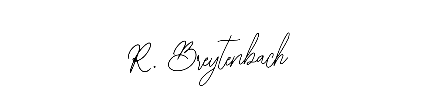 Create a beautiful signature design for name R. Breytenbach. With this signature (Bearetta-2O07w) fonts, you can make a handwritten signature for free. R. Breytenbach signature style 12 images and pictures png