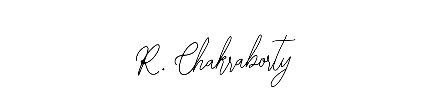 Also You can easily find your signature by using the search form. We will create R. Chakraborty name handwritten signature images for you free of cost using Bearetta-2O07w sign style. R. Chakraborty signature style 12 images and pictures png