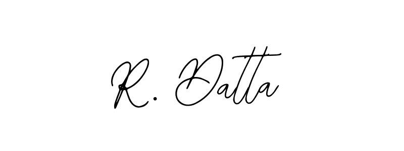How to make R. Datta name signature. Use Bearetta-2O07w style for creating short signs online. This is the latest handwritten sign. R. Datta signature style 12 images and pictures png