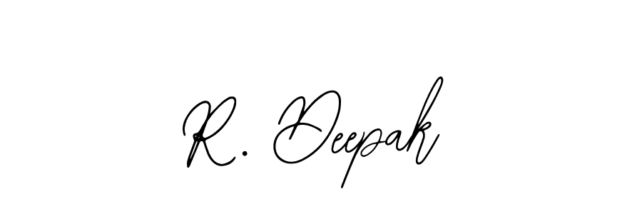 Design your own signature with our free online signature maker. With this signature software, you can create a handwritten (Bearetta-2O07w) signature for name R. Deepak. R. Deepak signature style 12 images and pictures png