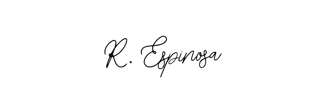 Create a beautiful signature design for name R. Espinosa. With this signature (Bearetta-2O07w) fonts, you can make a handwritten signature for free. R. Espinosa signature style 12 images and pictures png