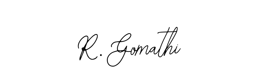 This is the best signature style for the R. Gomathi name. Also you like these signature font (Bearetta-2O07w). Mix name signature. R. Gomathi signature style 12 images and pictures png