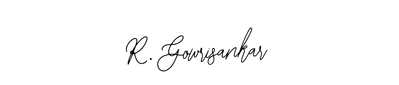 You should practise on your own different ways (Bearetta-2O07w) to write your name (R. Gowrisankar) in signature. don't let someone else do it for you. R. Gowrisankar signature style 12 images and pictures png