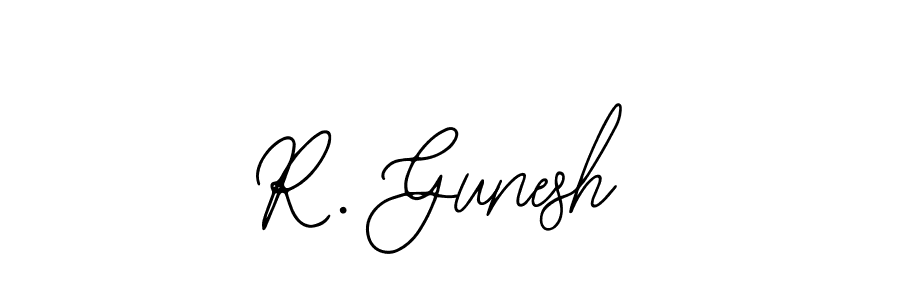 Best and Professional Signature Style for R. Gunesh. Bearetta-2O07w Best Signature Style Collection. R. Gunesh signature style 12 images and pictures png