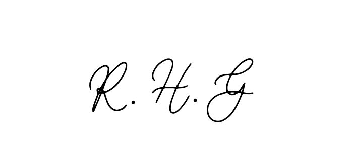 R. H. G stylish signature style. Best Handwritten Sign (Bearetta-2O07w) for my name. Handwritten Signature Collection Ideas for my name R. H. G. R. H. G signature style 12 images and pictures png