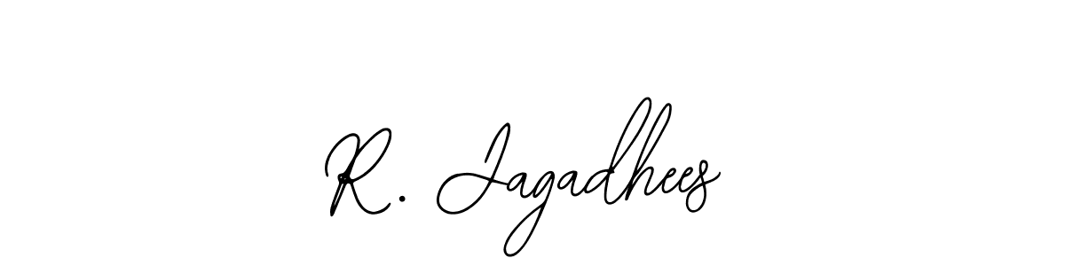 Check out images of Autograph of R. Jagadhees name. Actor R. Jagadhees Signature Style. Bearetta-2O07w is a professional sign style online. R. Jagadhees signature style 12 images and pictures png