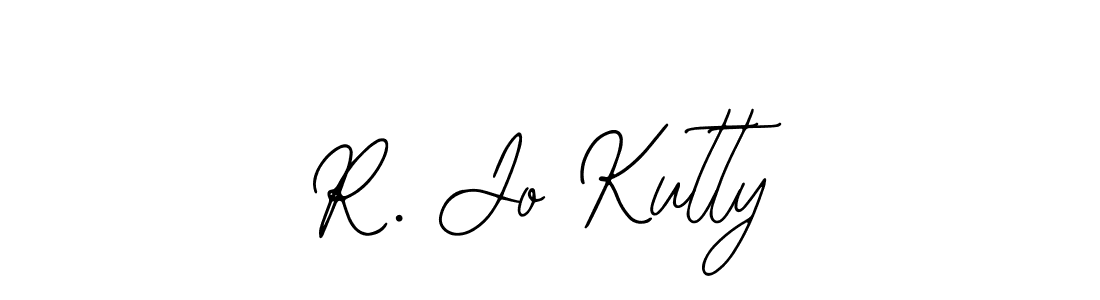 Also You can easily find your signature by using the search form. We will create R. Jo Kutty name handwritten signature images for you free of cost using Bearetta-2O07w sign style. R. Jo Kutty signature style 12 images and pictures png