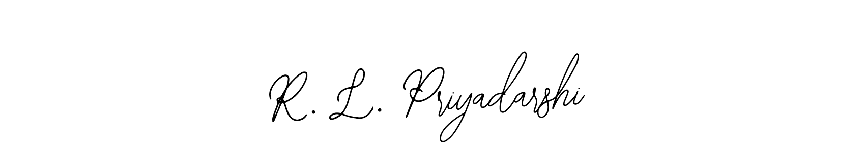 Also we have R. L. Priyadarshi name is the best signature style. Create professional handwritten signature collection using Bearetta-2O07w autograph style. R. L. Priyadarshi signature style 12 images and pictures png