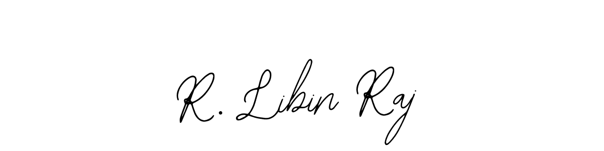 Check out images of Autograph of R. Libin Raj name. Actor R. Libin Raj Signature Style. Bearetta-2O07w is a professional sign style online. R. Libin Raj signature style 12 images and pictures png
