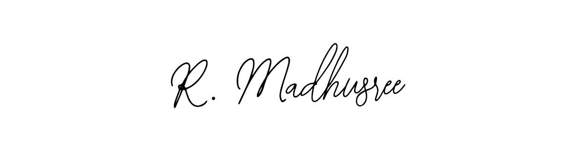 See photos of R. Madhusree official signature by Spectra . Check more albums & portfolios. Read reviews & check more about Bearetta-2O07w font. R. Madhusree signature style 12 images and pictures png