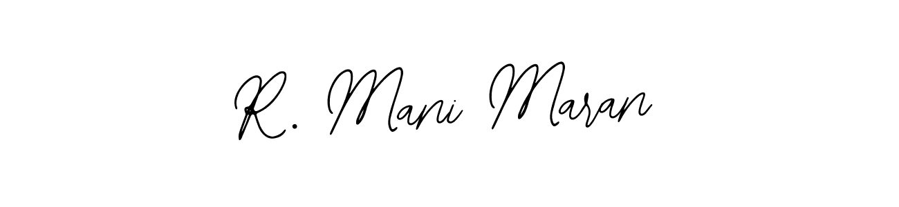 You should practise on your own different ways (Bearetta-2O07w) to write your name (R. Mani Maran) in signature. don't let someone else do it for you. R. Mani Maran signature style 12 images and pictures png