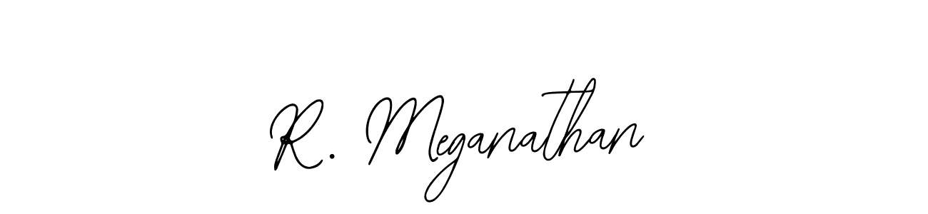 Use a signature maker to create a handwritten signature online. With this signature software, you can design (Bearetta-2O07w) your own signature for name R. Meganathan. R. Meganathan signature style 12 images and pictures png