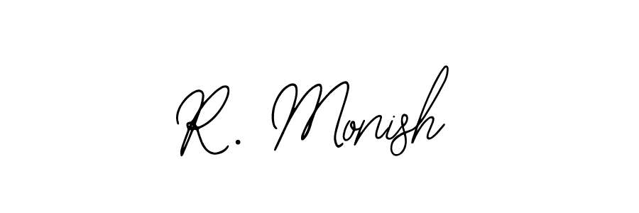 This is the best signature style for the R. Monish name. Also you like these signature font (Bearetta-2O07w). Mix name signature. R. Monish signature style 12 images and pictures png
